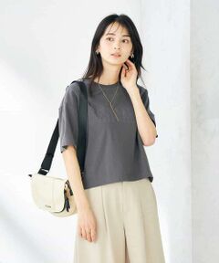 a.v.v / アー・ヴェ・ヴェ カットソー | 【コットン100％】大人のクロップドロゴTシャツ