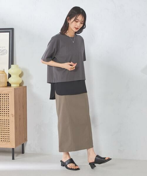 a.v.v / アー・ヴェ・ヴェ カットソー | 【コットン100％】大人のクロップドロゴTシャツ | 詳細10