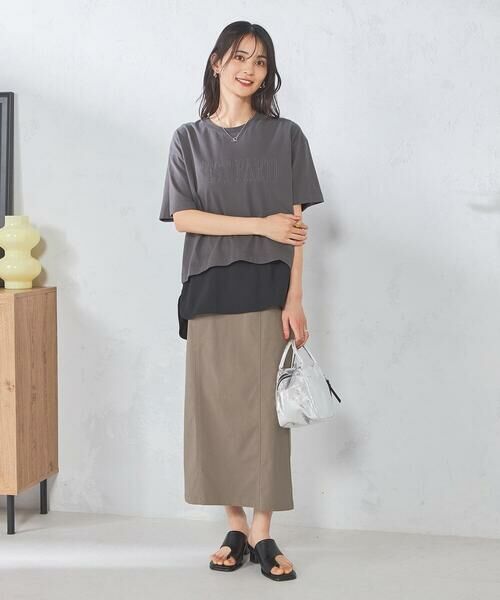 a.v.v / アー・ヴェ・ヴェ カットソー | 【コットン100％】大人のクロップドロゴTシャツ | 詳細11