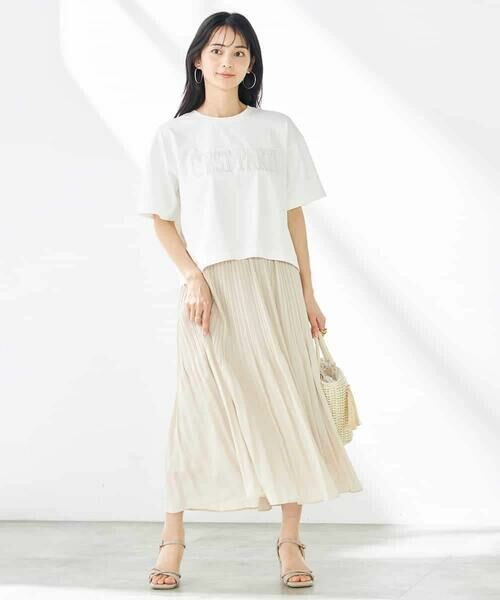 a.v.v / アー・ヴェ・ヴェ カットソー | 【コットン100％】大人のクロップドロゴTシャツ | 詳細2