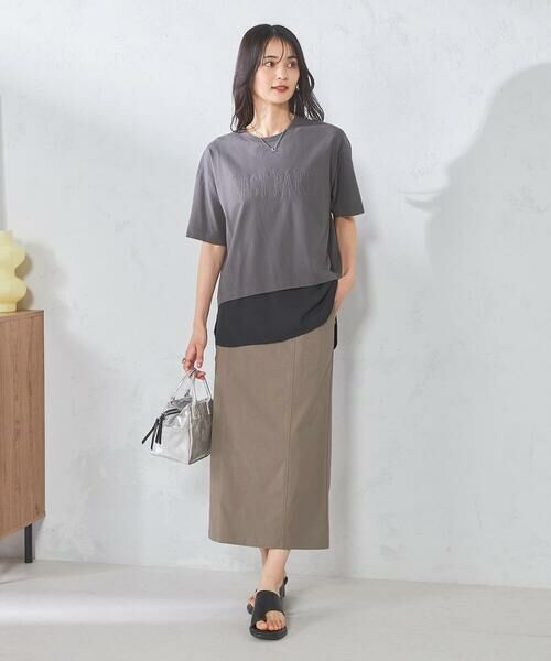 a.v.v / アー・ヴェ・ヴェ カットソー | 【コットン100％】大人のクロップドロゴTシャツ | 詳細9