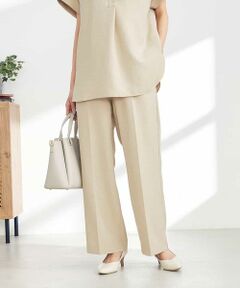 a.v.v / アー・ヴェ・ヴェ その他パンツ | 【接触冷感/UVカット/イージーケア】麻調セミフレアパンツ