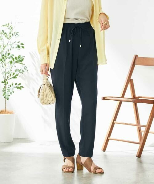 a.v.v / アー・ヴェ・ヴェ チノ・ワークパンツ | 【接触冷感/洗える/イージーケア】美ラクるイージーテーパードパンツ | 詳細10