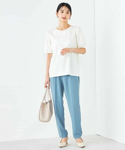 a.v.v / アー・ヴェ・ヴェ チノ・ワークパンツ | 【接触冷感/洗える/イージーケア】美ラクるイージーテーパードパンツ | 詳細2