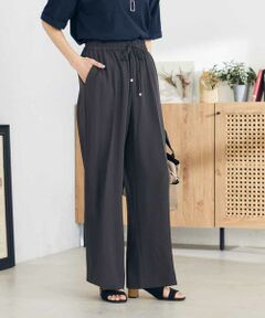 a.v.v / アー・ヴェ・ヴェ その他パンツ | 【接触冷感/洗える/イージーケア】美ラクるイージーワイドパンツ