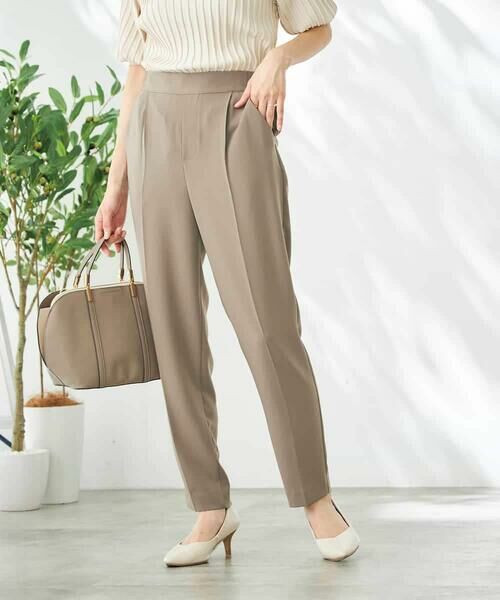 a.v.v / アー・ヴェ・ヴェ チノ・ワークパンツ | 【接触冷感/洗える/イージーケア】美ラクるスッキリ見えテーパードパンツ | 詳細12