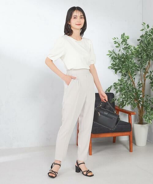 a.v.v / アー・ヴェ・ヴェ チノ・ワークパンツ | 【接触冷感/洗える/イージーケア】美ラクるスッキリ見えテーパードパンツ | 詳細18