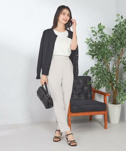 a.v.v / アー・ヴェ・ヴェ チノ・ワークパンツ | 【接触冷感/洗える/イージーケア】美ラクるスッキリ見えテーパードパンツ | 詳細21