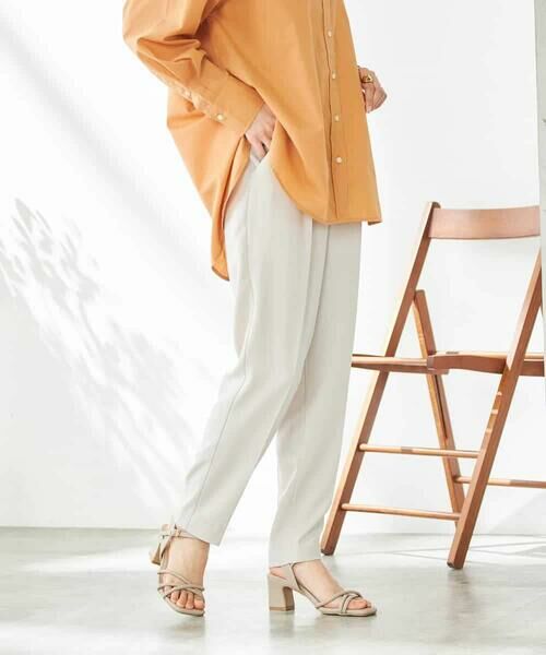 a.v.v / アー・ヴェ・ヴェ チノ・ワークパンツ | 【接触冷感/洗える/イージーケア】美ラクるスッキリ見えテーパードパンツ | 詳細23