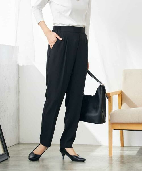 a.v.v / アー・ヴェ・ヴェ チノ・ワークパンツ | 【接触冷感/洗える/イージーケア】美ラクるスッキリ見えテーパードパンツ | 詳細27