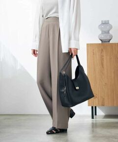 a.v.v / アー・ヴェ・ヴェ その他パンツ | 【接触冷感/洗える/イージーケア】美ラクるスッキリ見えワイドパンツ