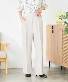 a.v.v / アー・ヴェ・ヴェ その他パンツ | 【接触冷感/洗える/イージーケア】美ラクるスッキリ見えワイドパンツ