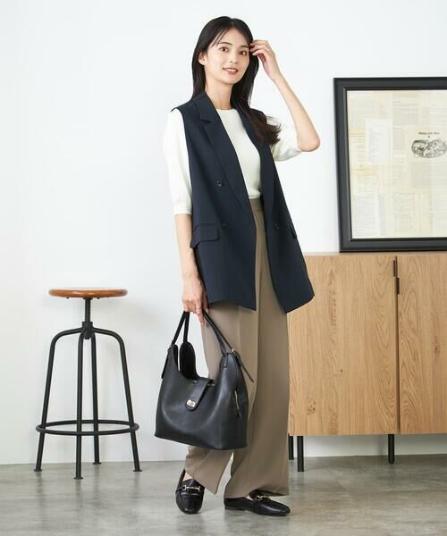 a.v.v / アー・ヴェ・ヴェ その他パンツ | 【接触冷感/洗える/イージーケア】美ラクるスッキリ見えワイドパンツ | 詳細15