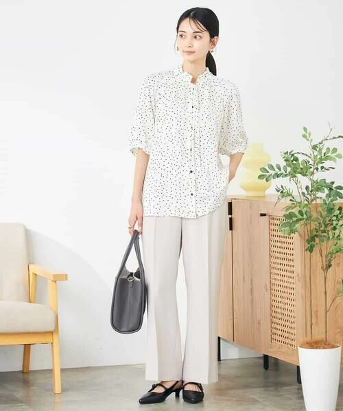 a.v.v / アー・ヴェ・ヴェ その他パンツ | 【接触冷感/洗える/イージーケア】美ラクるスッキリ見えワイドパンツ | 詳細20