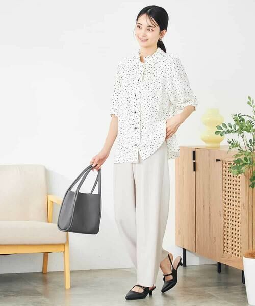 a.v.v / アー・ヴェ・ヴェ その他パンツ | 【接触冷感/洗える/イージーケア】美ラクるスッキリ見えワイドパンツ | 詳細21