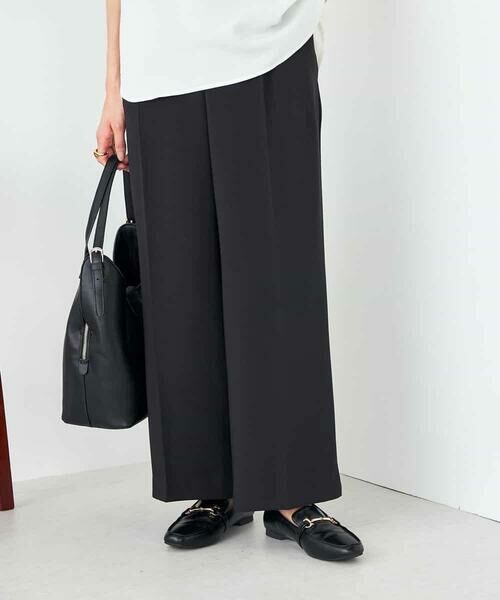 a.v.v / アー・ヴェ・ヴェ その他パンツ | 【接触冷感/洗える/イージーケア】美ラクるスッキリ見えワイドパンツ | 詳細23