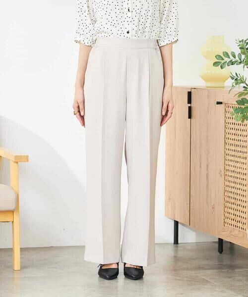a.v.v / アー・ヴェ・ヴェ その他パンツ | 【接触冷感/洗える/イージーケア】美ラクるスッキリ見えワイドパンツ | 詳細28
