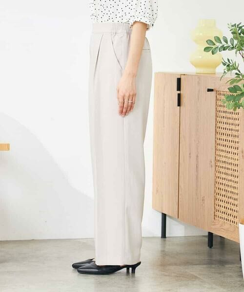 a.v.v / アー・ヴェ・ヴェ その他パンツ | 【接触冷感/洗える/イージーケア】美ラクるスッキリ見えワイドパンツ | 詳細29