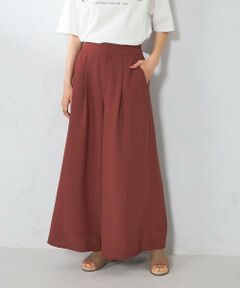 a.v.v / アー・ヴェ・ヴェ その他パンツ | 【接触冷感/UVカット/イージーケア/雑誌InRed(宝島社)5月号掲載】麻調フレアパンツ