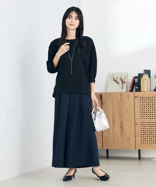 a.v.v / アー・ヴェ・ヴェ その他パンツ | 【接触冷感/UVカット/イージーケア/雑誌InRed(宝島社)5月号掲載】麻調フレアパンツ | 詳細13