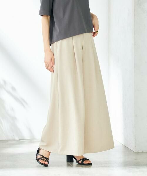 a.v.v / アー・ヴェ・ヴェ その他パンツ | 【接触冷感/UVカット/イージーケア/雑誌InRed(宝島社)5月号掲載】麻調フレアパンツ | 詳細16