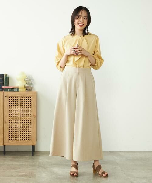 a.v.v / アー・ヴェ・ヴェ その他パンツ | 【接触冷感/UVカット/イージーケア/雑誌InRed(宝島社)5月号掲載】麻調フレアパンツ | 詳細22