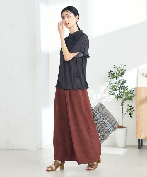 a.v.v / アー・ヴェ・ヴェ その他パンツ | 【接触冷感/UVカット/イージーケア/雑誌InRed(宝島社)5月号掲載】麻調フレアパンツ | 詳細27