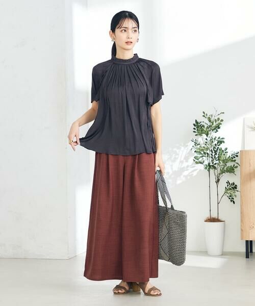 a.v.v / アー・ヴェ・ヴェ その他パンツ | 【接触冷感/UVカット/イージーケア/雑誌InRed(宝島社)5月号掲載】麻調フレアパンツ | 詳細29