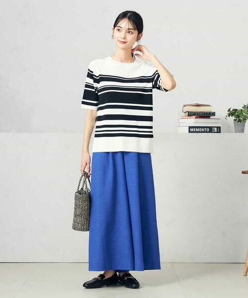 a.v.v / アー・ヴェ・ヴェ その他パンツ | 【接触冷感/UVカット/イージーケア/雑誌InRed(宝島社)5月号掲載】麻調フレアパンツ | 詳細4