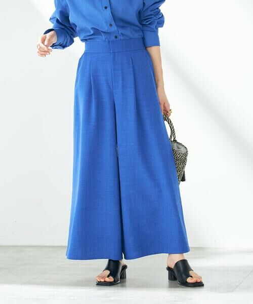 a.v.v / アー・ヴェ・ヴェ その他パンツ | 【接触冷感/UVカット/イージーケア/雑誌InRed(宝島社)5月号掲載】麻調フレアパンツ | 詳細6