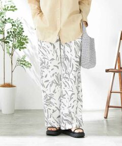 a.v.v / アー・ヴェ・ヴェ チノ・ワークパンツ | 幾何柄プリントイージーパンツ