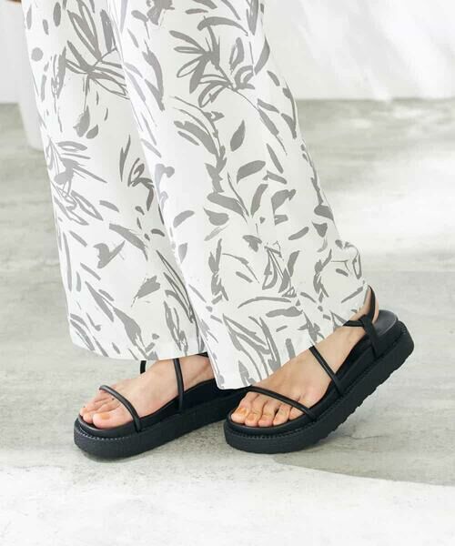 a.v.v / アー・ヴェ・ヴェ チノ・ワークパンツ | 幾何柄プリントイージーパンツ | 詳細18