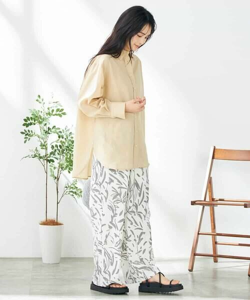 a.v.v / アー・ヴェ・ヴェ チノ・ワークパンツ | 幾何柄プリントイージーパンツ | 詳細2