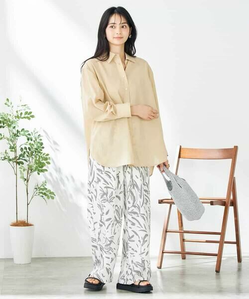 a.v.v / アー・ヴェ・ヴェ チノ・ワークパンツ | 幾何柄プリントイージーパンツ | 詳細3