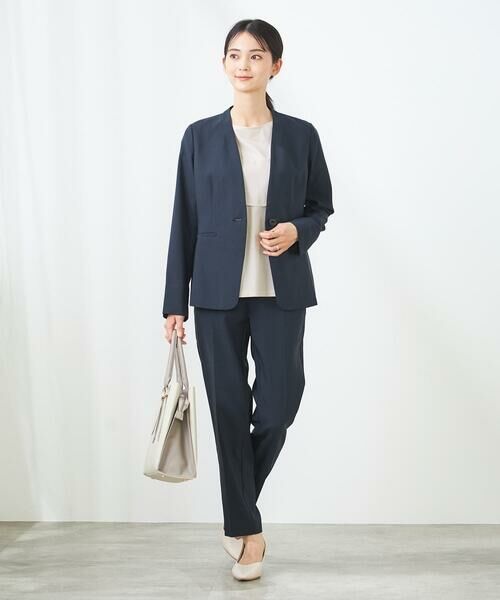 a.v.v / アー・ヴェ・ヴェ ノーカラージャケット | 【洗える/イージーケア/UVカット/接触冷感/吸水速乾】サマーストレッチノーカラージャケット | 詳細16