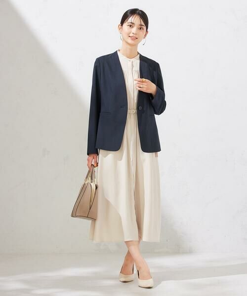 a.v.v / アー・ヴェ・ヴェ ノーカラージャケット | 【洗える/イージーケア/UVカット/接触冷感/吸水速乾】サマーストレッチノーカラージャケット | 詳細22