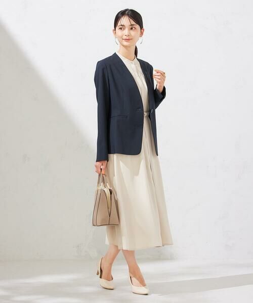 a.v.v / アー・ヴェ・ヴェ ノーカラージャケット | 【洗える/イージーケア/UVカット/接触冷感/吸水速乾】サマーストレッチノーカラージャケット | 詳細23