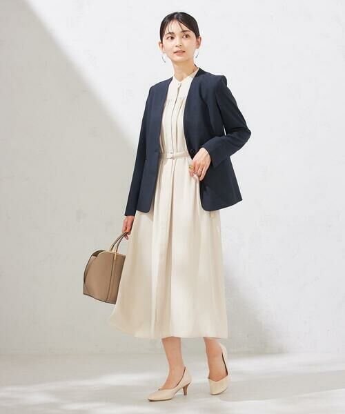 a.v.v / アー・ヴェ・ヴェ ノーカラージャケット | 【洗える/イージーケア/UVカット/接触冷感/吸水速乾】サマーストレッチノーカラージャケット | 詳細24