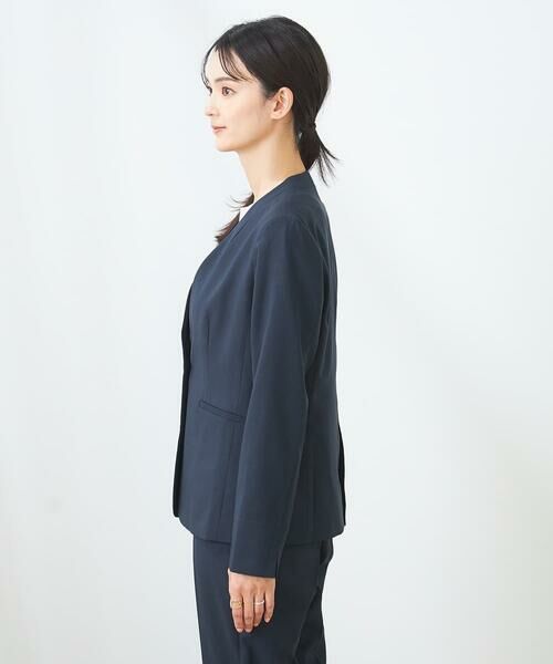 a.v.v / アー・ヴェ・ヴェ ノーカラージャケット | 【洗える/イージーケア/UVカット/接触冷感/吸水速乾】サマーストレッチノーカラージャケット | 詳細26