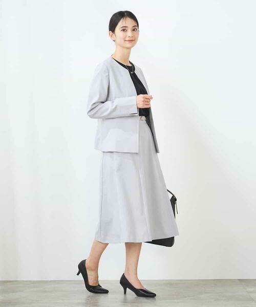 a.v.v / アー・ヴェ・ヴェ ノーカラージャケット | 【洗える/イージーケア/UVカット/接触冷感/吸水速乾】サマーストレッチキーネックジャケット | 詳細22