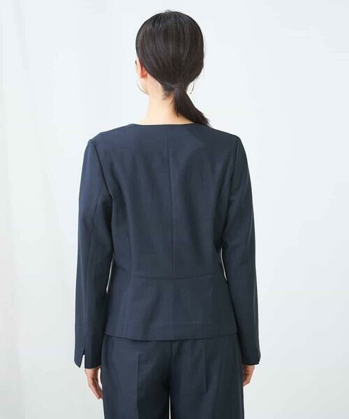 a.v.v / アー・ヴェ・ヴェ ノーカラージャケット | 【洗える/イージーケア/UVカット/接触冷感/吸水速乾】サマーストレッチキーネックジャケット | 詳細26