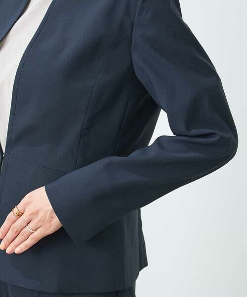 a.v.v / アー・ヴェ・ヴェ ノーカラージャケット | 【洗える/イージーケア/UVカット/接触冷感/吸水速乾】サマーストレッチキーネックジャケット | 詳細28