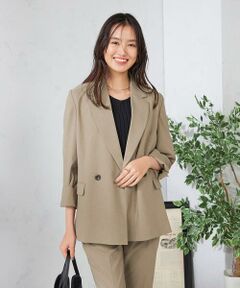 レディース テーラードジャケット（条件：ベージュ系