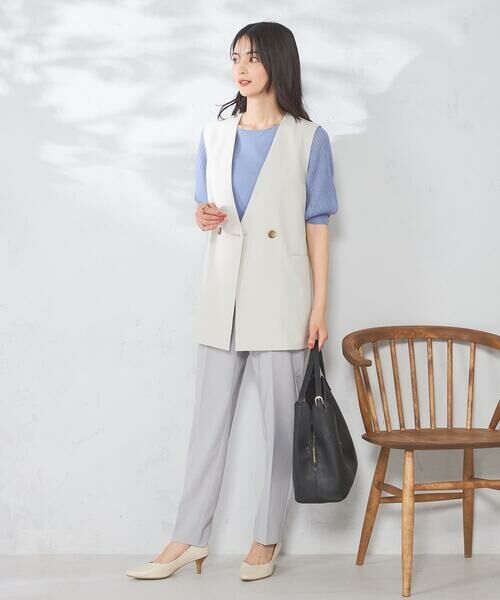 a.v.v / アー・ヴェ・ヴェ チノ・ワークパンツ | 【洗える/イージーケア/UVカット/接触冷感/吸水速乾】サマーストレッチテーパードパンツ | 詳細12