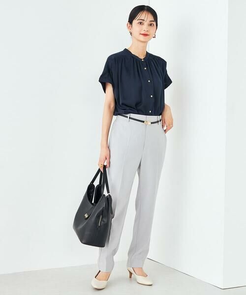 a.v.v / アー・ヴェ・ヴェ チノ・ワークパンツ | 【洗える/イージーケア/UVカット/接触冷感/吸水速乾】サマーストレッチテーパードパンツ | 詳細4