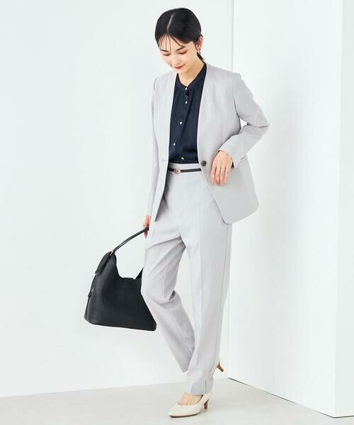 a.v.v / アー・ヴェ・ヴェ チノ・ワークパンツ | 【洗える/イージーケア/UVカット/接触冷感/吸水速乾】サマーストレッチテーパードパンツ | 詳細7