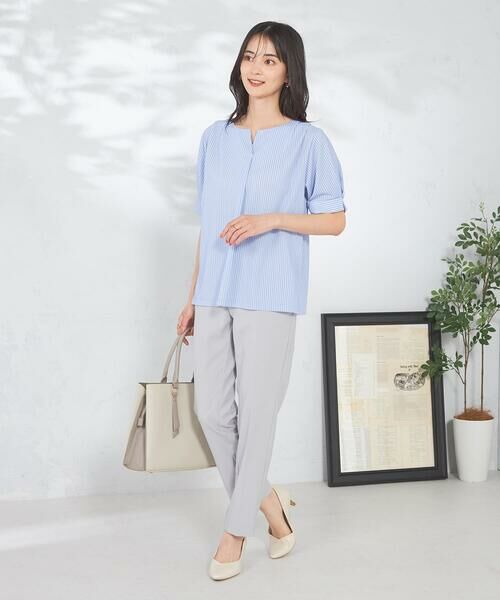 a.v.v / アー・ヴェ・ヴェ チノ・ワークパンツ | 【洗える/イージーケア/UVカット/接触冷感/吸水速乾】サマーストレッチテーパードパンツ | 詳細8