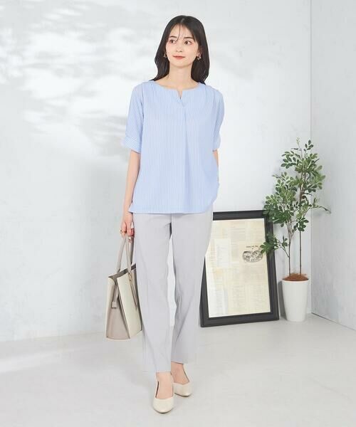 a.v.v / アー・ヴェ・ヴェ チノ・ワークパンツ | 【洗える/イージーケア/UVカット/接触冷感/吸水速乾】サマーストレッチテーパードパンツ | 詳細9