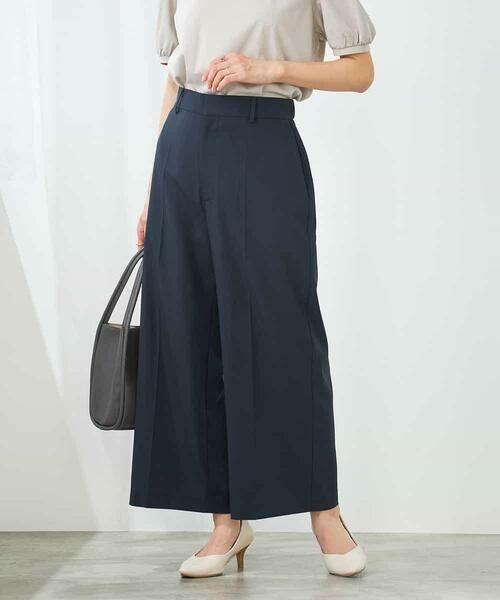 a.v.v / アー・ヴェ・ヴェ ショート・ハーフ・半端丈パンツ | 【洗える/イージーケア/UVカット/接触冷感/吸水速乾】サマーストレッチクロップドパンツ | 詳細1