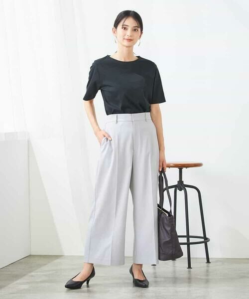 a.v.v / アー・ヴェ・ヴェ ショート・ハーフ・半端丈パンツ | 【洗える/イージーケア/UVカット/接触冷感/吸水速乾】サマーストレッチクロップドパンツ | 詳細17